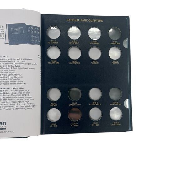 Whitman US National Park Quarter Coin Album 2010-2015 P, D & S Volume 1 #3058 - Picture 7 of 11